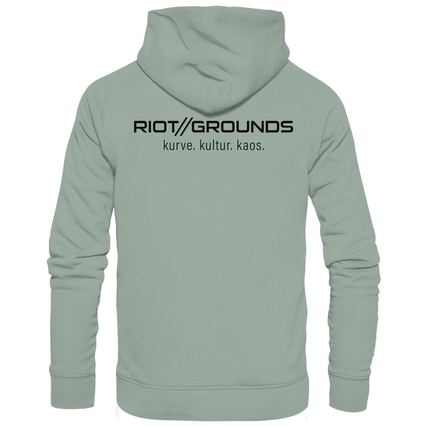 RIOT//GROUNDS Fanblock Hoodie „R//G kultur.kurve.kaos.“ – aloe