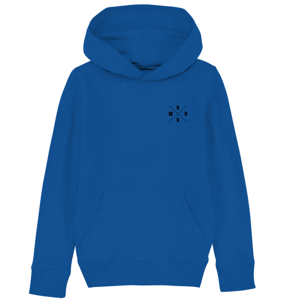 N.O.S.W. BLOCK Fanblock Hoodie "FROM FATHER TO SON" Kids Organic Hoodie blau