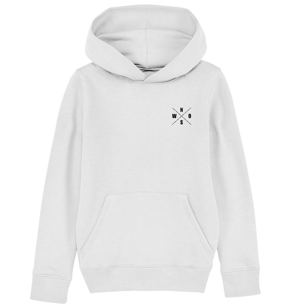 N.O.S.W. BLOCK Fanblock Hoodie "FROM FATHER TO SON" Kids Organic Hoodie weiss