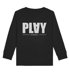 N.O.S.W. BLOCK Fanblock Sweater "PLAY HANDBALL" Kids UNISEX Organic Sweatshirt schwarz