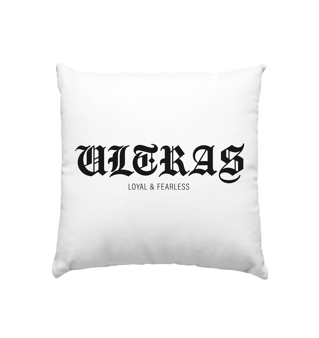 RIOT//GROUNDS Homestuff Kissen "ULTRAS LOYAL & FEARLESS" Kissenbezug mit Füllung 40 x 40 cm 