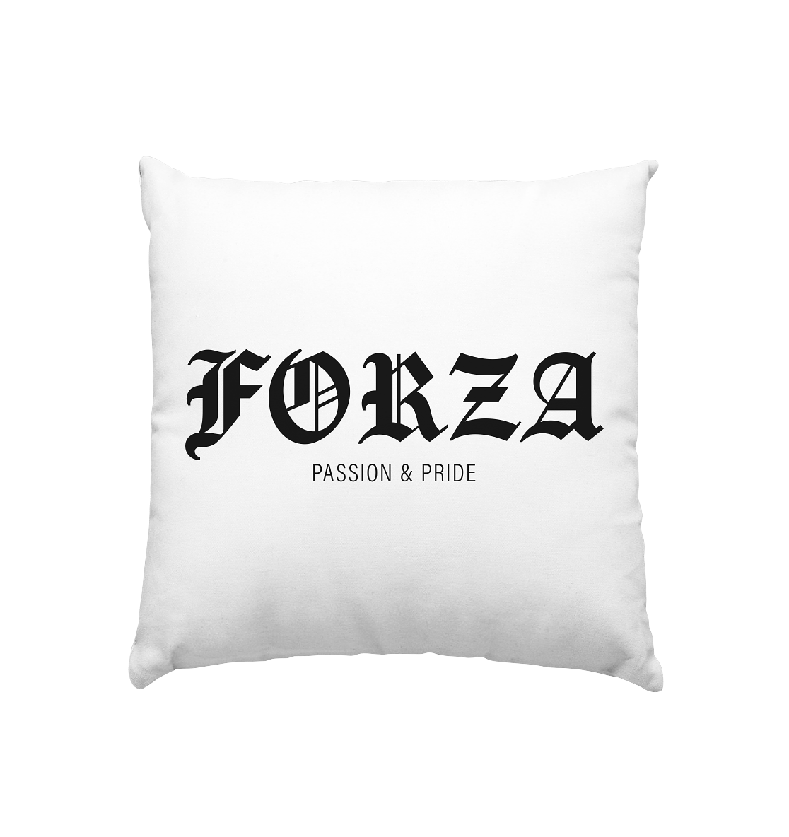 RIOT//GROUNDS Homestuff Kissen "FORZA PASSION & PRIDE" Kissenbezug mit Füllung 40 x 40 cm 