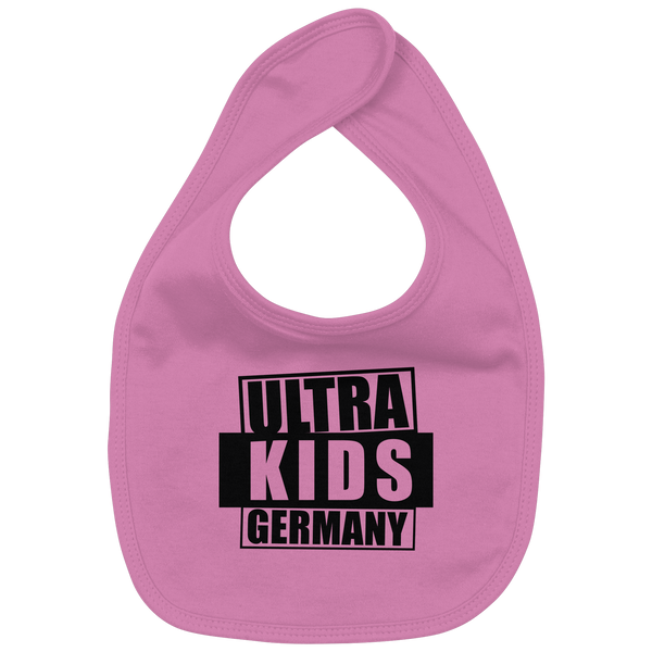 N.O.S.W. BLOCK Lätzchen "ULTRA KIDS GERMANY" Organic Baby-Lätzchen bubble gum pink