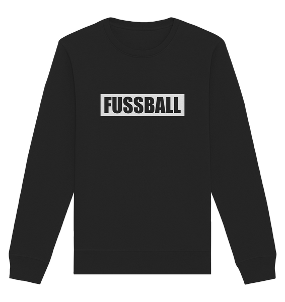 N.O.S.W. BLOCK Teamsport Sweater "FUSSBALL" Männer Organic Sweatshirt black