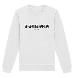 RIOT//GROUNDS Sweater "BAMBULE RAGE & ROAR" Männer Organic Basic Sweatshirt weiss