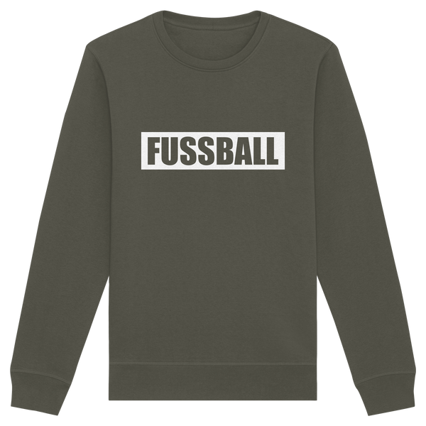 N.O.S.W. BLOCK Teamsport Sweater "FUSSBALL" Männer Organic Sweatshirt khaki