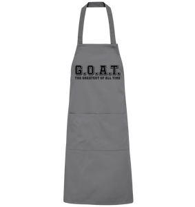 N.O.S.W. BLOCK Homestuff Schürze "G.O.A.T." Organic Grillschürze dark grey