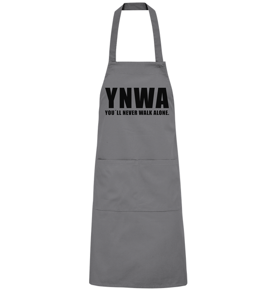 N.O.S.W. BLOCK Homestuff Schürze "YNWA" Organic Grillschürze dark grey