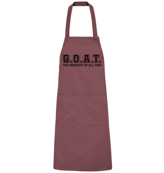 N.O.S.W. BLOCK Homestuff Schürze "G.O.A.T." Organic Grillschürze ancient pink