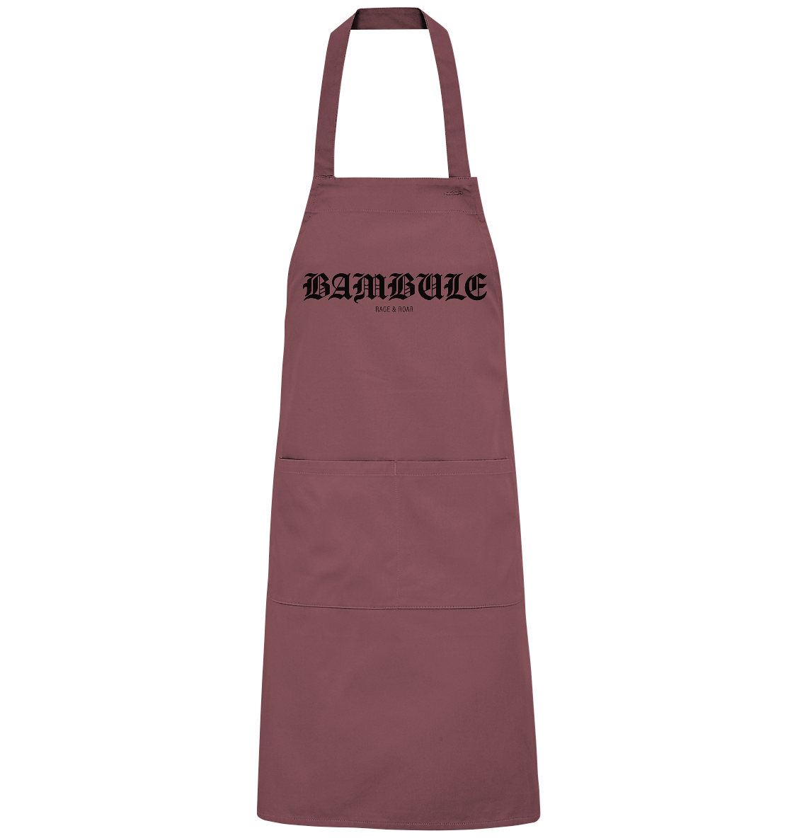 RIOT//GROUNDS Homestuff Schürze "BAMBULE RAGE & ROAR" Organic Grillschürze ancient pink