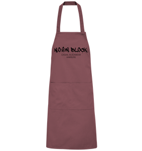 N.O.S.W. BLOCK Homestuff Schürze "N.O.S.W. BLOCK CASUAL BLOCKWEAR HAMBURG" Organic Grillschürze ancient pink