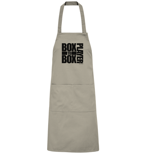 N.O.S.W. BLOCK Homestuff Schürze "BOX TO BOX PLAYER" Organic Grillschürze rope