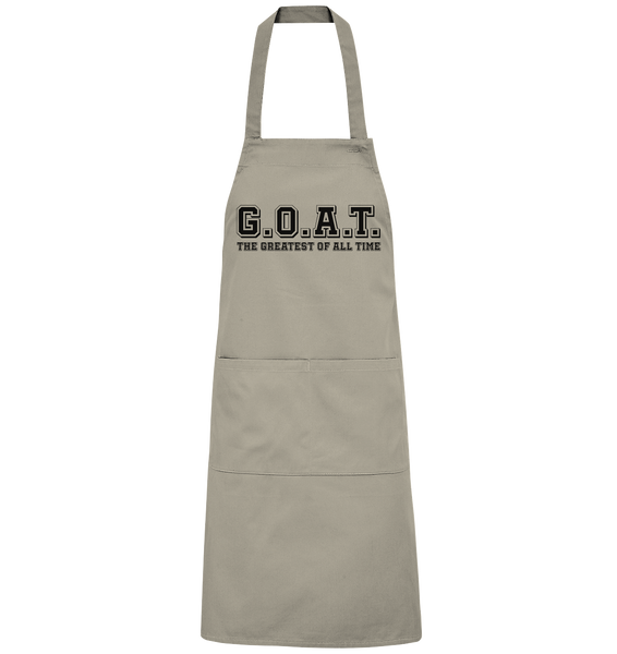 N.O.S.W. BLOCK Homestuff Schürze "G.O.A.T." Organic Grillschürze rope