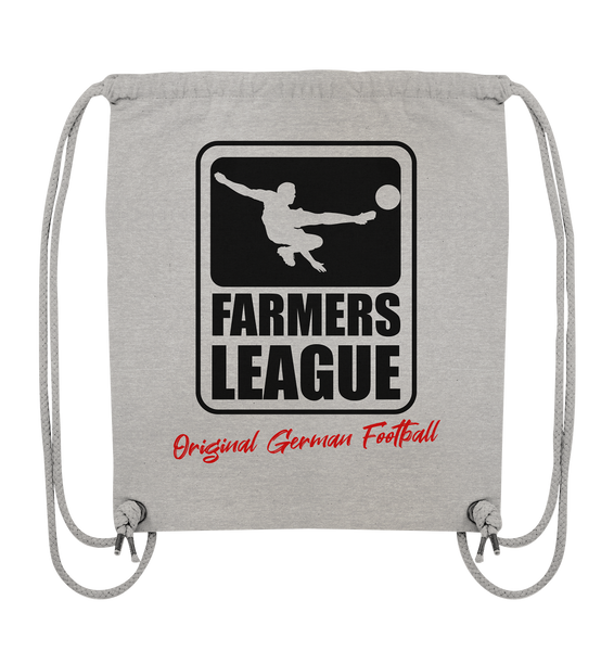 BLOCK.FC Tote-Bag "FARMERS LEAGUE" Organic Turnbeutel heather grey