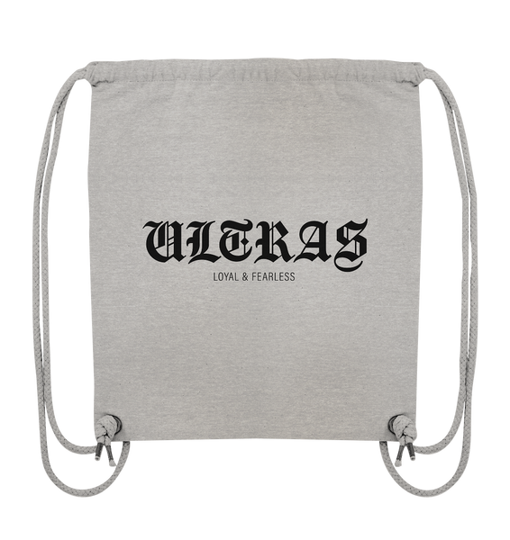 RIOT//GROUNDS Ultras Turnbeutel „ULTRAS LOYAL & FEARLESS“ – schwarzer Druck