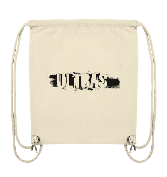 N.O.S.W. BLOCK Ultras Gym Bag "ULTRAS" Organic Turnbeutel natural raw