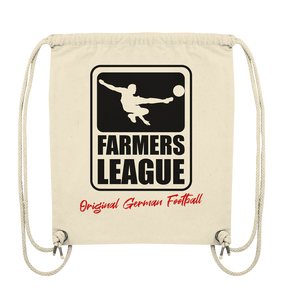 BLOCK.FC Tote-Bag "FARMERS LEAGUE" Organic Turnbeutel natural raw