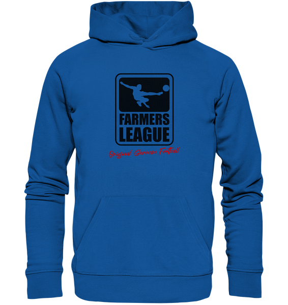 BLOCK.FC Fanblock Hoodie "FARMERS LEAGUE" Männer Organic Kapuzenpullover blau