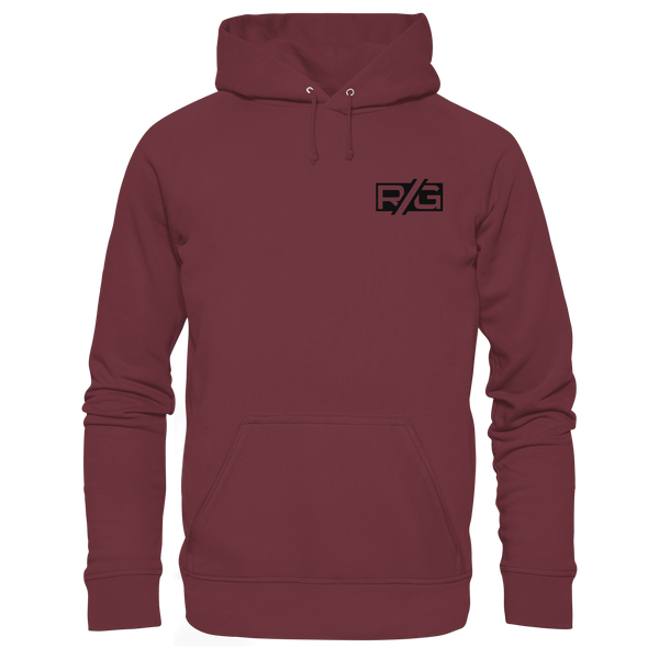 RIOT//GROUNDS Fanblock Hoodie „R//G kultur.kurve.kaos.“ – burgundy
