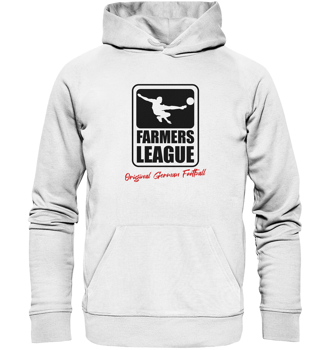 BLOCK.FC Fanblock Hoodie "FARMERS LEAGUE" Männer Organic Kapuzenpullover weiss