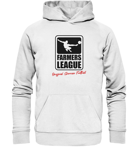 BLOCK.FC Fanblock Hoodie "FARMERS LEAGUE" Männer Organic Kapuzenpullover weiss