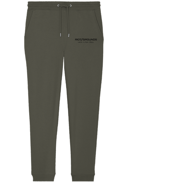 RIOT//GROUNDS Jogginghose "RIOT//GROUNDS curve. culture. chaos." Organic Jogger Pants khaki