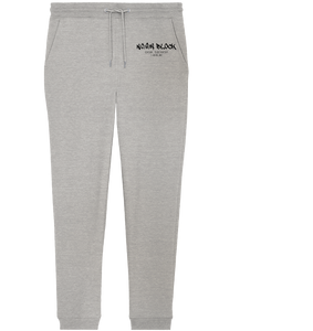 N.O.S.W. BLOCK Jogginghose "N.O.S.W. BLOCK CASUAL BLOCKWEAR HAMBURG" Organic Jogger Pants heather grey