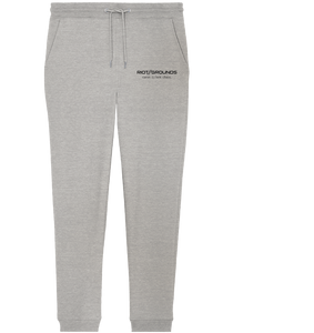 RIOT//GROUNDS Jogginghose "RIOT//GROUNDS curve. culture. chaos." Organic Jogger Pants heather grey