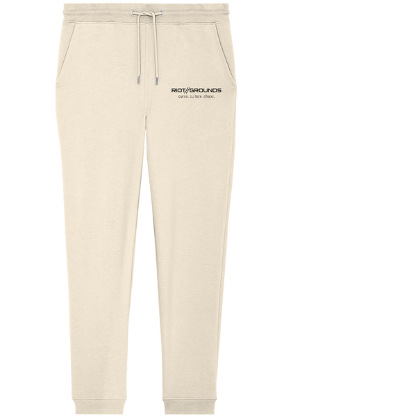 RIOT//GROUNDS Jogginghose "RIOT//GROUNDS curve. culture. chaos." Organic Jogger Pants natural raw