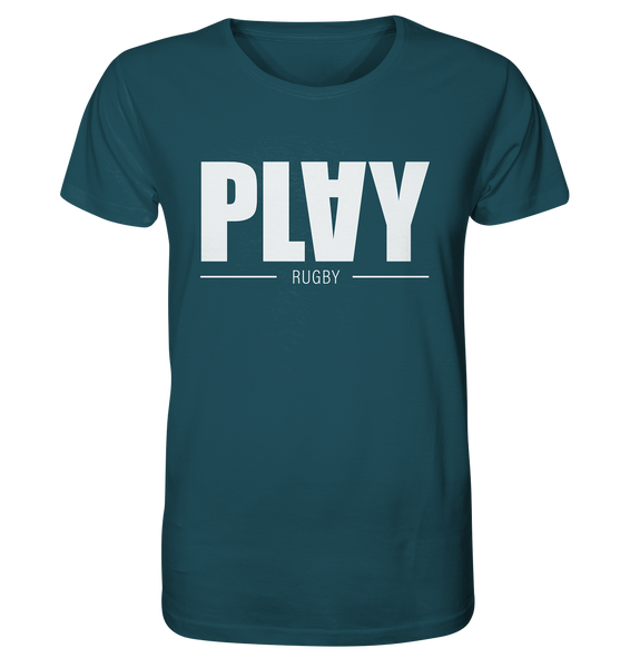 N.O.S.W. BLOCK Fanblock Shirt "PLAY RUGBY" Männer Organic T-Shirt stargazer