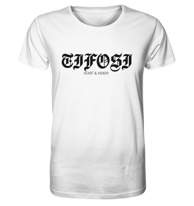 RIOT//GROUNDS Shirt "TIFOSI HEART & HONOR" Organic T-Shirt weiss
