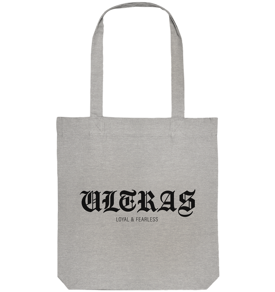 RIOT//GROUNDS Tote-Bag "ULTRAS LOYAL & FEARLESS" Organic Baumwolltasche (80% Bio-Baumwolle, 20% recyceltes Polyester)
