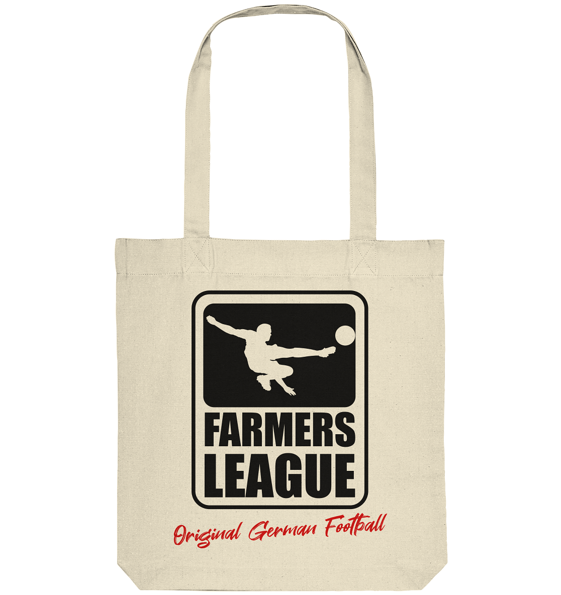 BLOCK.FC Tote-Bag "FARMERS LEAGUE" Organic Baumwolltasche (80% Recycelter Baumwolle und 20% recyceltes Polyester)