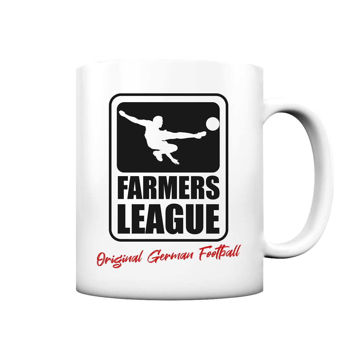 BLOCK.FC Kaffeetasse "FARMERS LEAGUE" 330 ml Tasse weiß matt