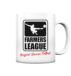 BLOCK.FC Kaffeetasse "FARMERS LEAGUE" 330 ml Tasse weiß matt