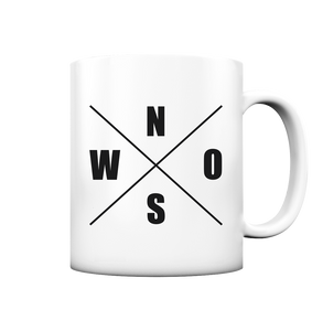 N.O.S.W. BLOCK Fanblock Kaffeetasse "FROM FATHER TO SON" 330 ml Tasse weiß matt