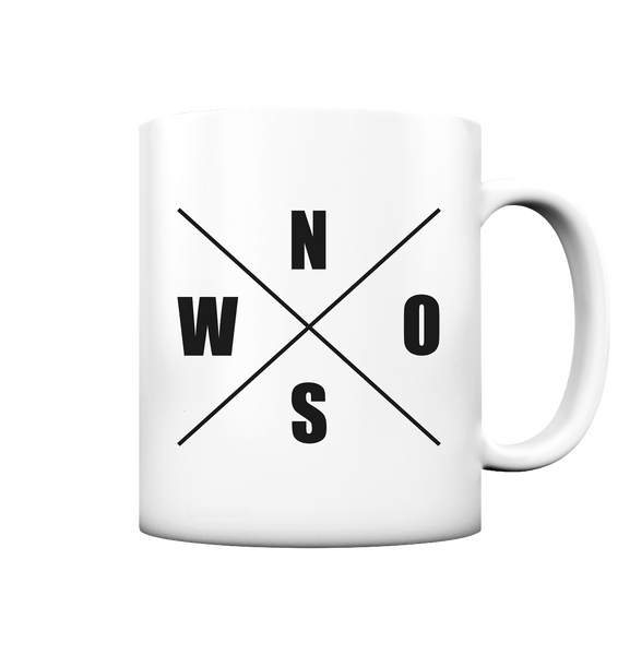 N.O.S.W. BLOCK Fanblock Kaffeetasse "FROM FATHER TO SON" 330 ml Tasse weiß matt