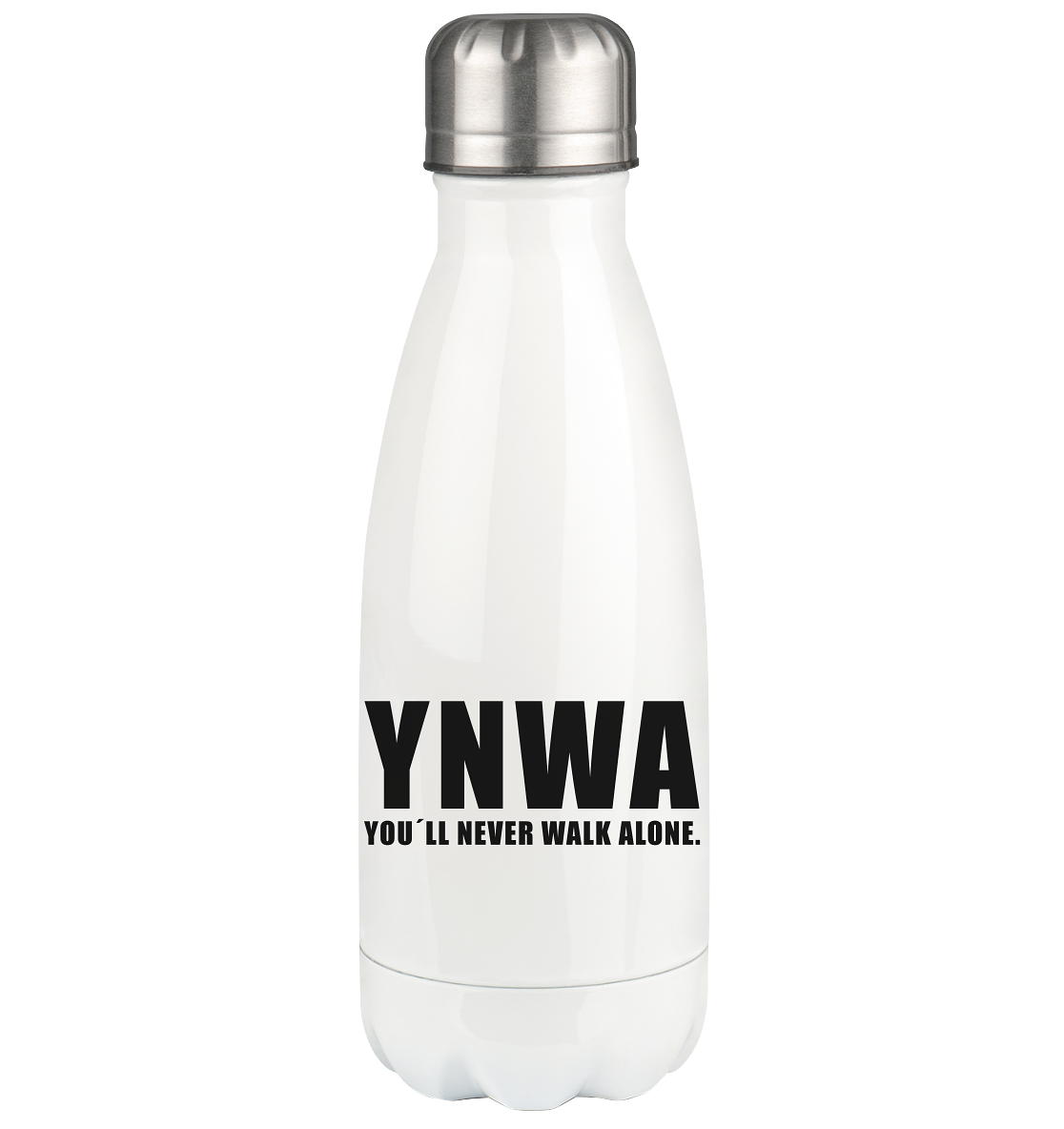 N.O.S.W. BLOCK Trinkflasche Edelstahl "YNWA" Thermoflasche 350ml