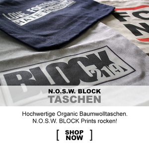 N.O.S.W. BLOCk - Organic Baumwolltaschen