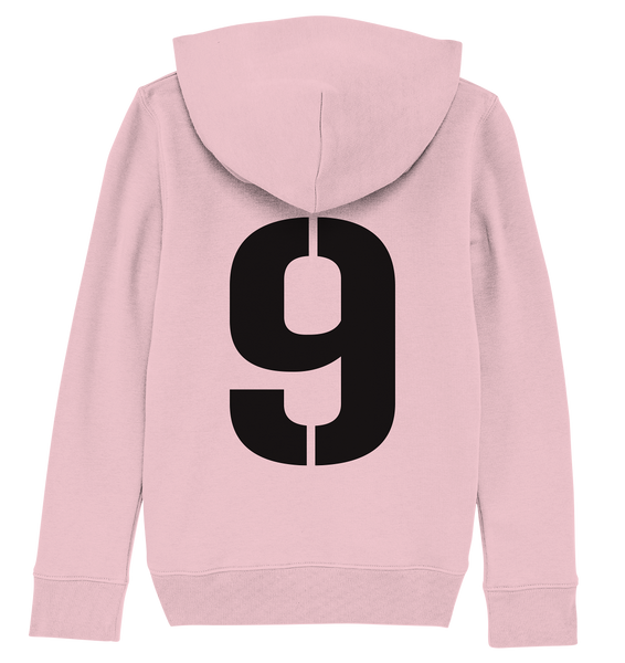 BLOCK.FC Fanblock Hoodie "STADIONKIND" Kids UNISEX Organic Kapuzenpullover cotton pink