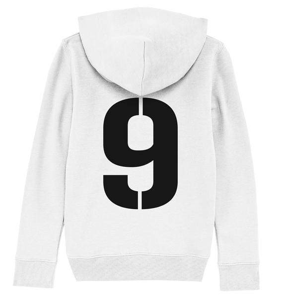 BLOCK.FC Fanblock Hoodie "STADIONKIND" Kids UNISEX Organic Kapuzenpullover weiss