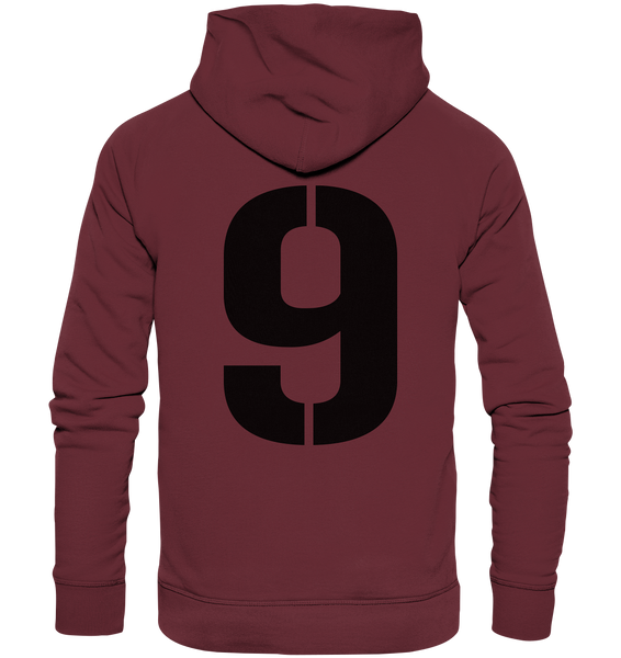 BLOCK.FC Fanblock Hoodie "STADIONKIND" Männer Organic Fashion Kapuzenpullover weinrot