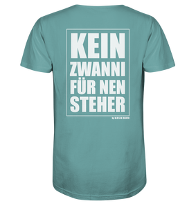 N.O.S.W. BLOCK Fanblock Shirt "KEIN ZWANNI FÜR NEN STEHER" Männer Organic T-Shirt citadel blue