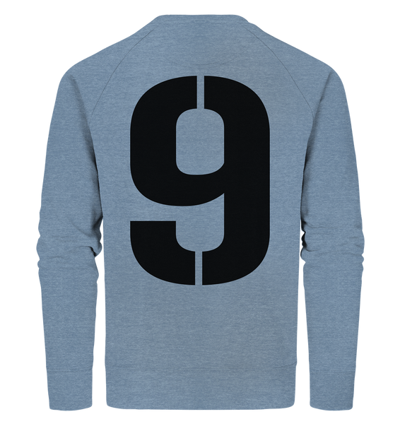 BLOCK.FC Fanblock Sweater "STADIONKIND" Männer Organic Sweatshirt mid heather blue