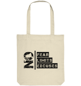 N.O.S.W. BLOCK Ultras Tote-Bag "ULTRAS FOR REAL" beidseitig bedruckte Organic Baumwolltasche natural