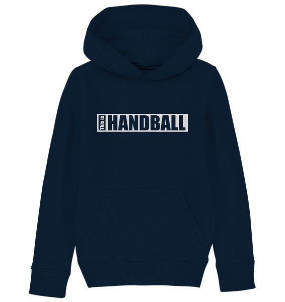 N.O.S.W. BLOCK Teamsport Hoodie "THIS IS HANDBALL" Kids Organic Kapuzenpullover navy