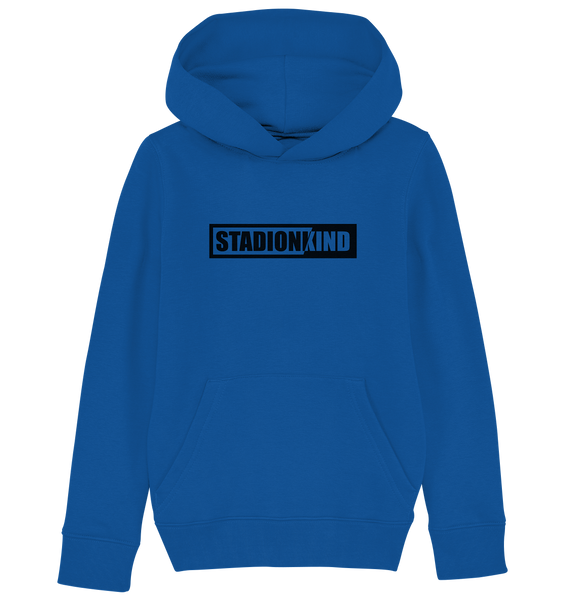 BLOCK.FC Fanblock Hoodie "STADIONKIND" Kids UNISEX Organic Kapuzenpullover blau