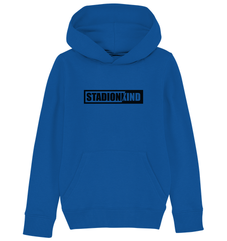 BLOCK.FC Fanblock Hoodie "STADIONKIND" Kids UNISEX Organic Kapuzenpullover blau