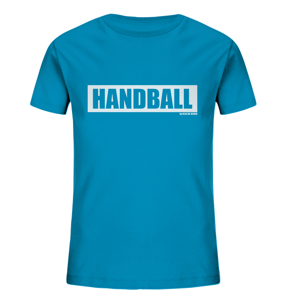 N.O.S.W. BLOCK Teamsport Shirt "HANDBALL" Kids Organic T-Shirt azur