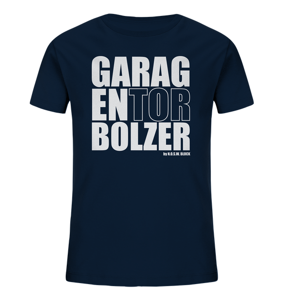 Teamsport Shirt "GARAGENTOR BOLZER" Kids Organic UNISEX T-Shirt navy